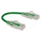 Add-On 6IN RJ-45 MALE TO RJ-45 MALE CAT6 STRAIGHT GREEN SLIM UTP COPPER PVC P ADD-0-5FSLCAT6-GN - alternate 8